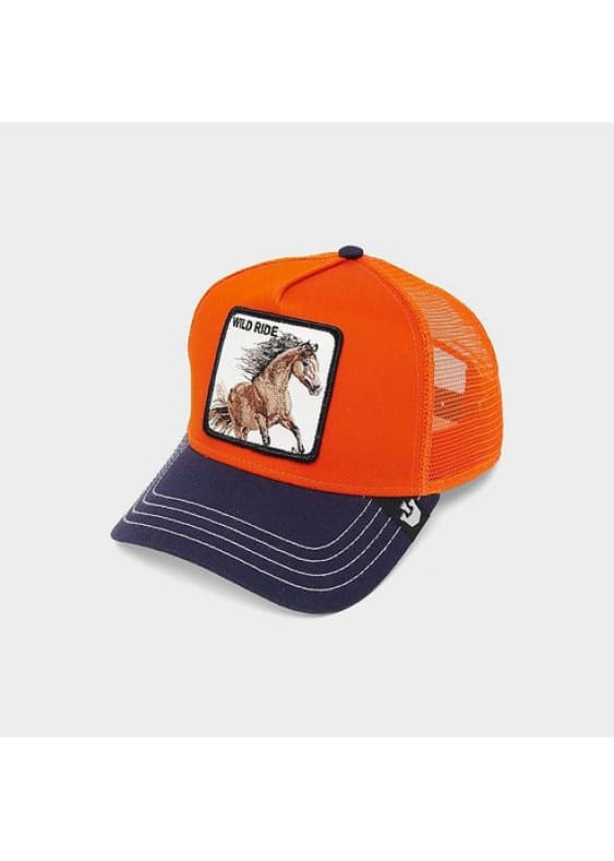 Goorin Bros- The Wild Ride Trucker Hat in Orange - hat