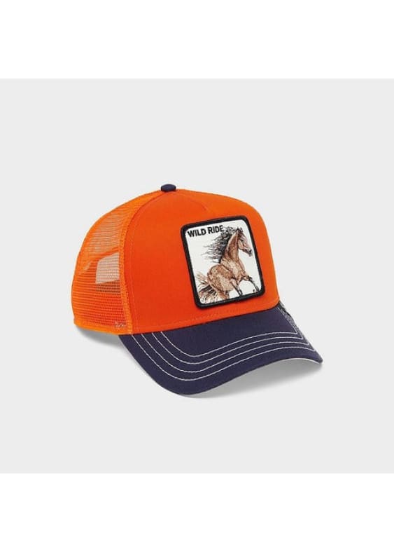 Goorin Bros- The Wild Ride Trucker Hat in Orange - hat