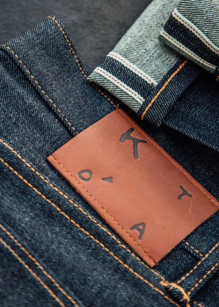 Kato- The Pen Slim Jean in 10.5OZ Indigo Raw Selvedge