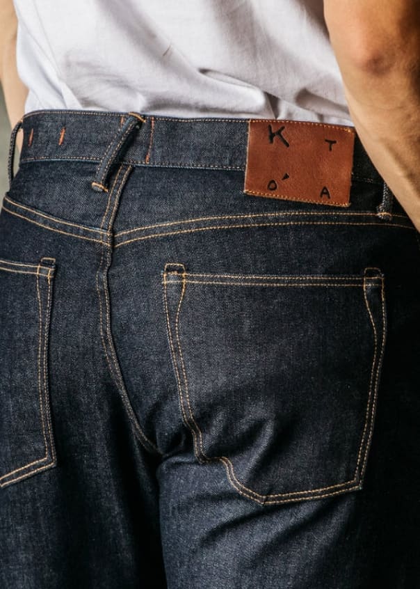 Kato- The Pen Slim Jean in 10.5OZ Indigo Raw Selvedge