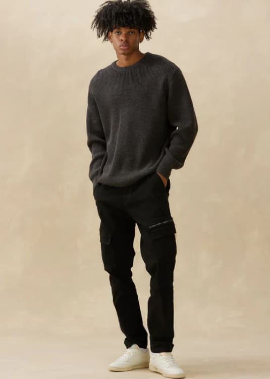 Kuwalla- Knit Crew Neck Sweater - sweater