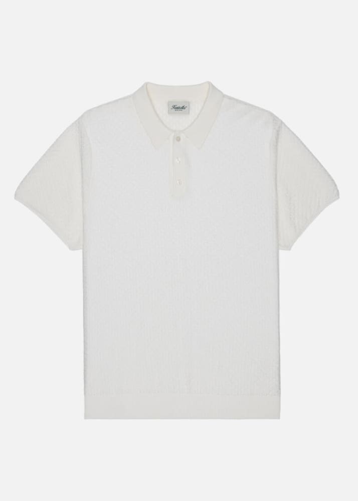 Kuwalla - Knitted Polo - White / S - Tops