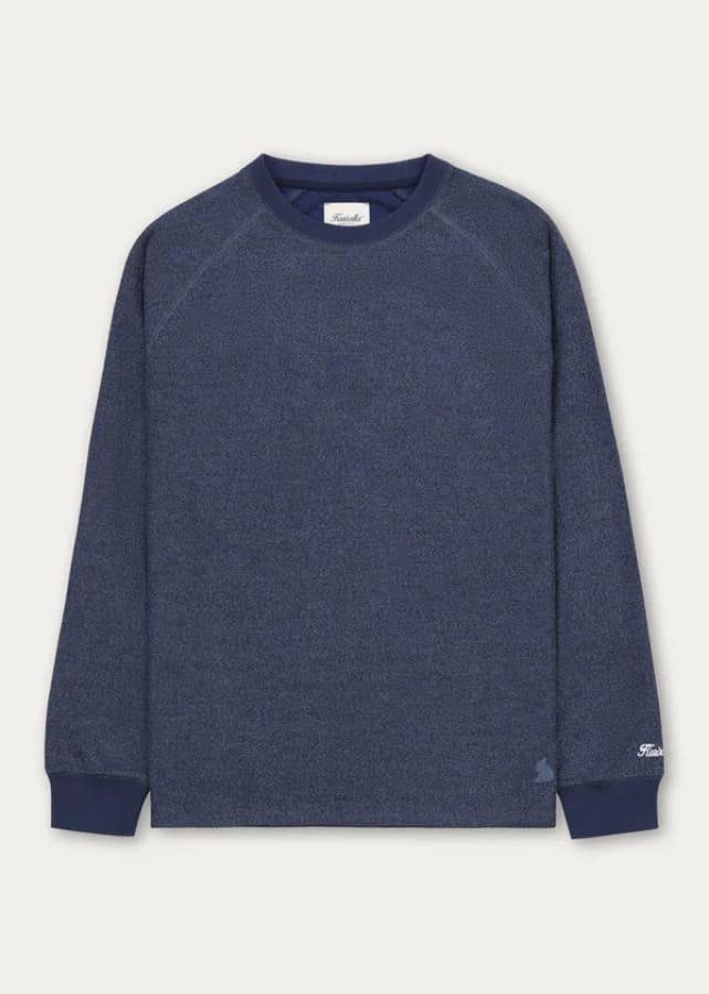 Kuwalla- Marled Thermal in Navy - Sweater & Knitwear