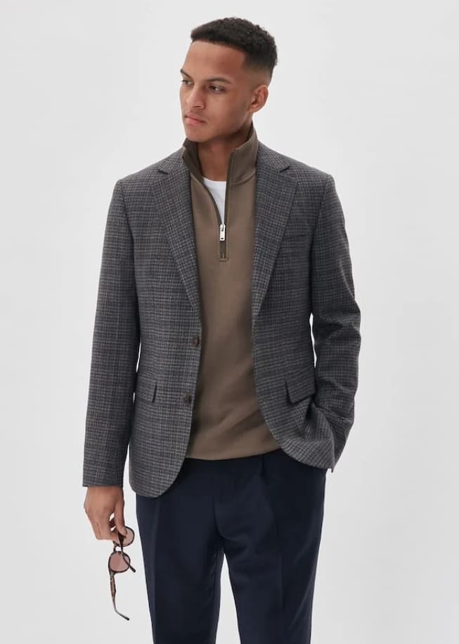 Matinique - George Blazer in Morel Melange - blazer