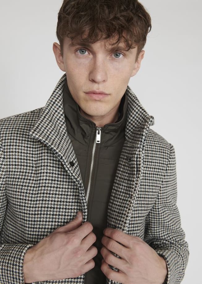 Matinique- Harvey Wool Jacket in Nutmeg - Outerwear