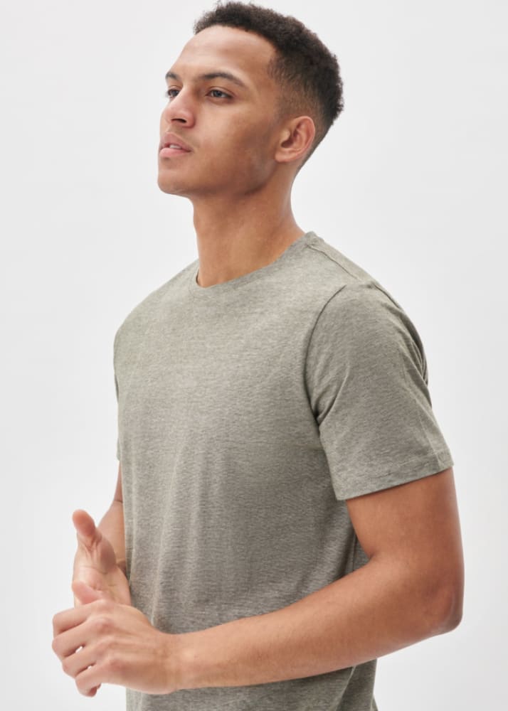 Matinique Jermane Mini Stripe Tee in Forest Night Tees &