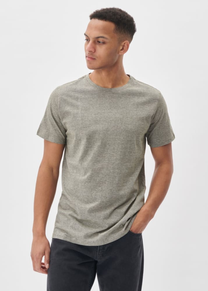 Matinique Jermane Mini Stripe Tee in Forest Night Tees &