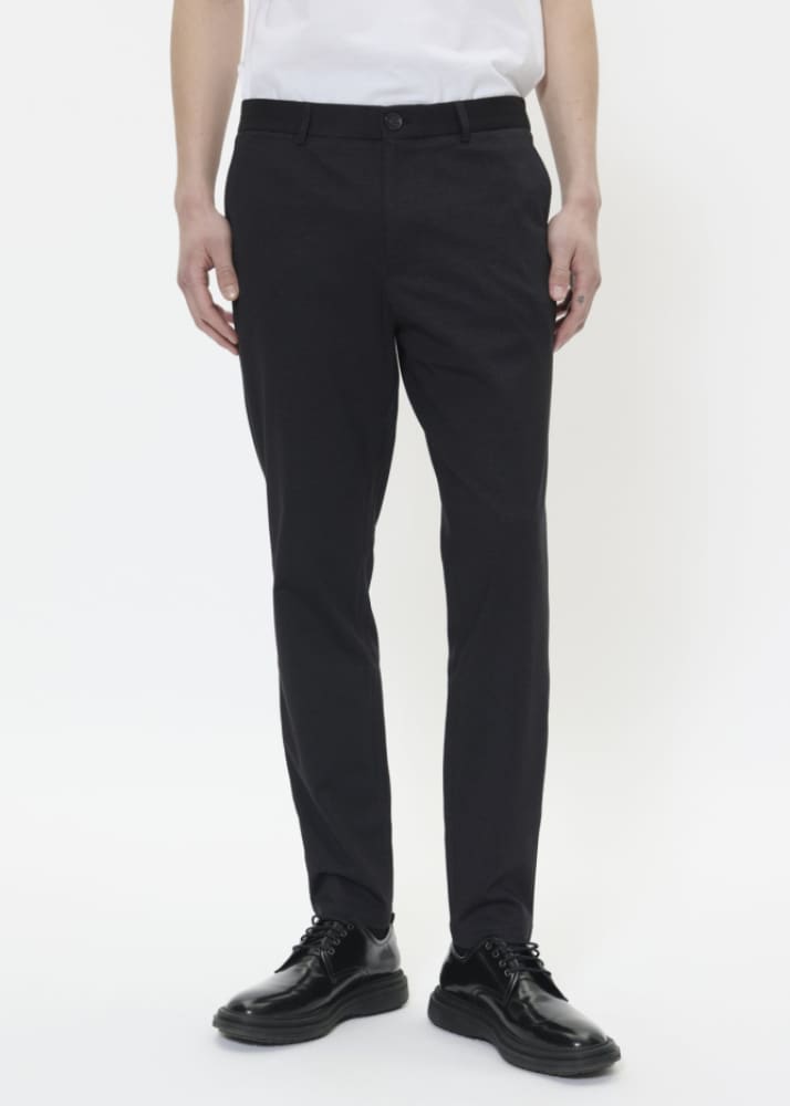 Matinique Liam Jersey Trouser in Black Dress Pant