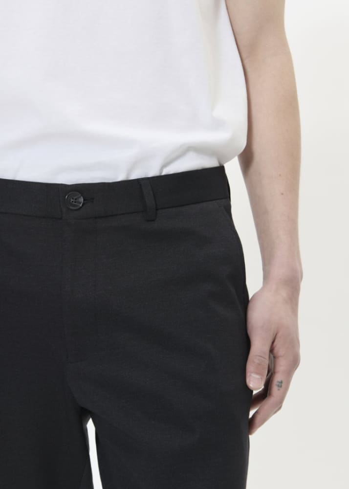 Matinique Liam Jersey Trouser in Black Dress Pant