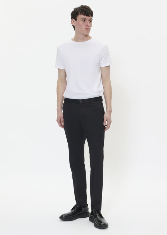 Matinique Liam Jersey Trouser in Black Dress Pant