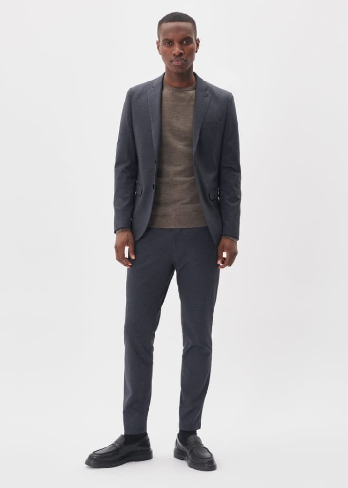 Matinique-Liam Jersey Trouser in Insignia Blue - bottom