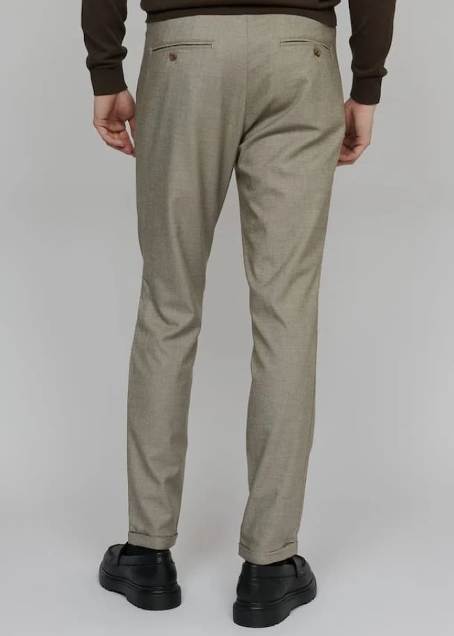 Matinique - Liam Trouser in Winter Twig Melange - Pant