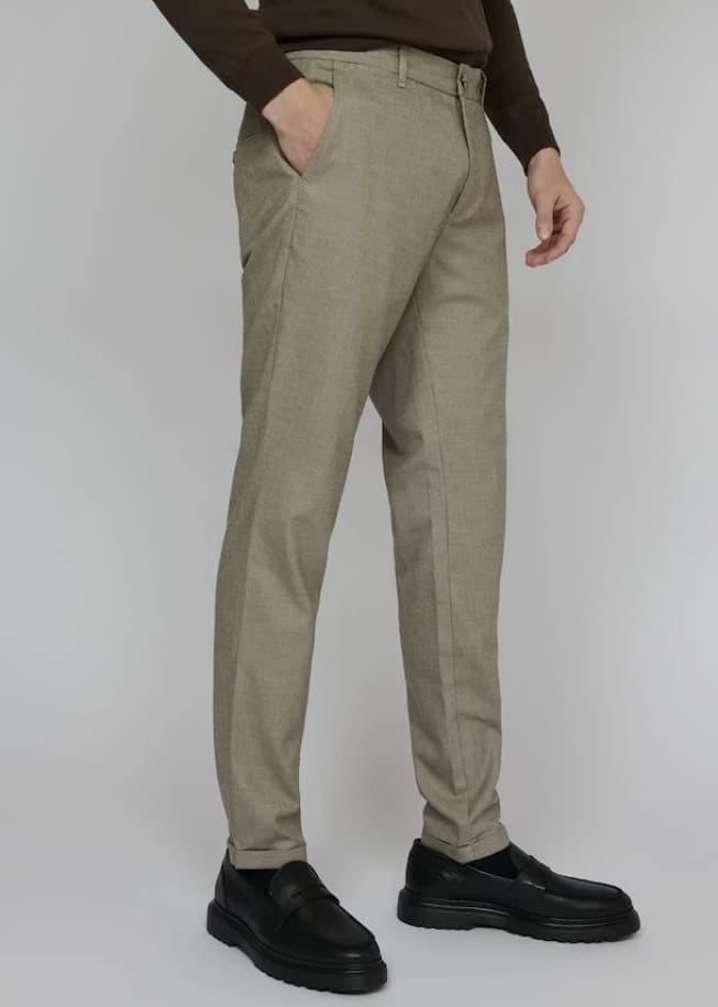 Matinique - Liam Trouser in Winter Twig Melange - Pant