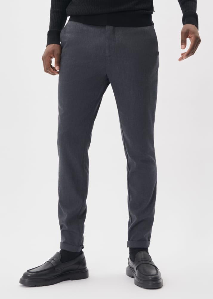 Matinique - Liam Trousers in Dark Navy - bottom