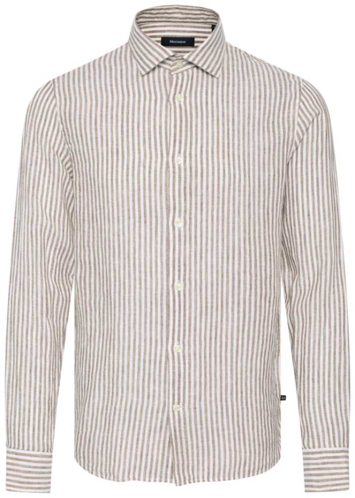 Matinique - Marc Linen Button Down in Nut - Shirting