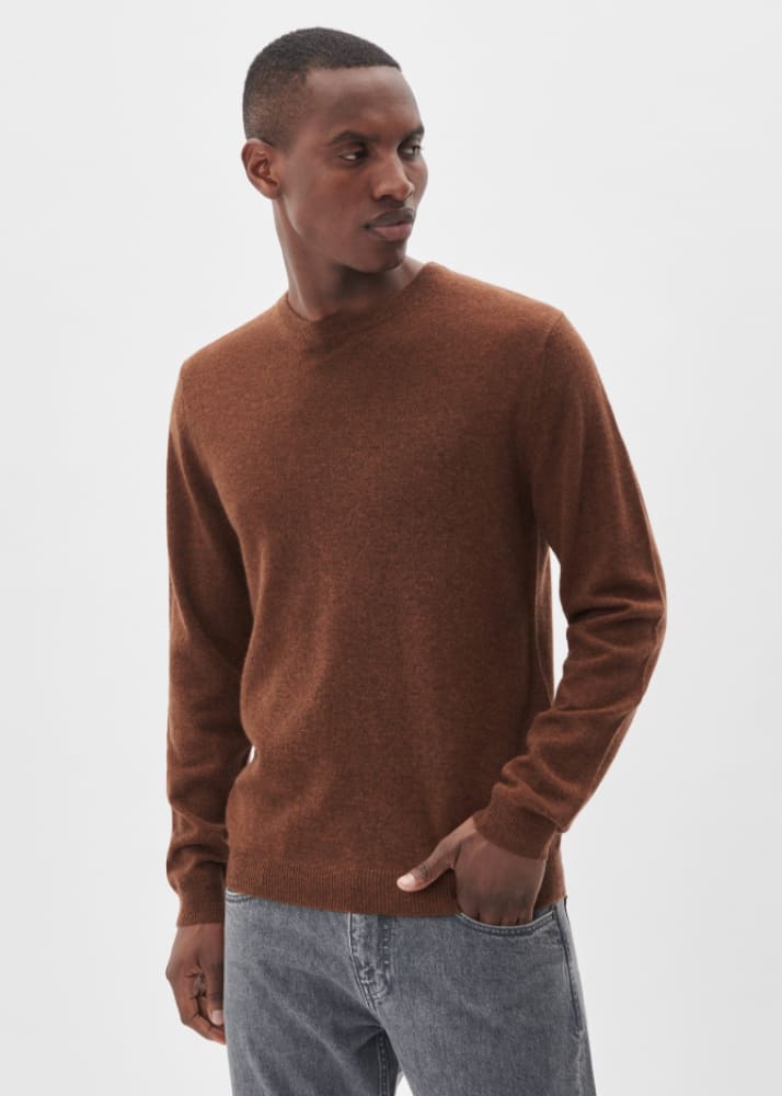 Matinique- Mordy Cashmere Knit - Cambridge Brown / S