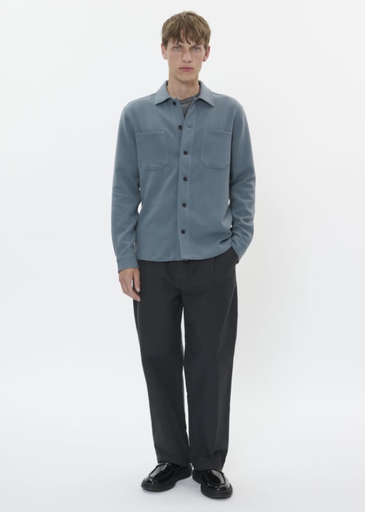 Matinique- Pelton Overshirt In Stormy Weather