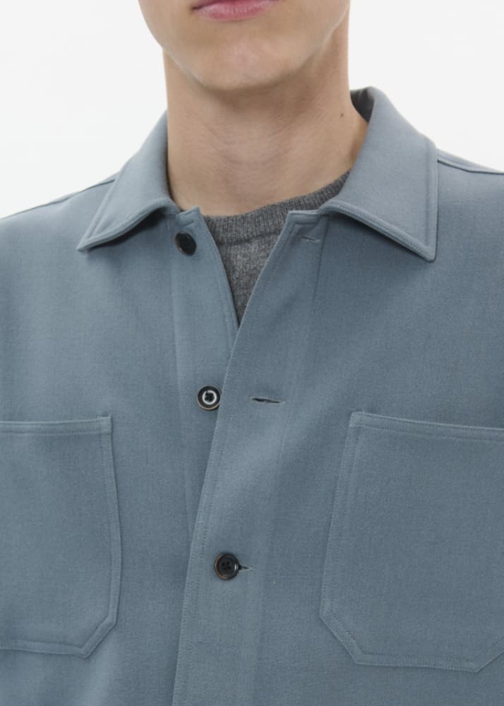 Matinique- Pelton Overshirt In Stormy Weather
