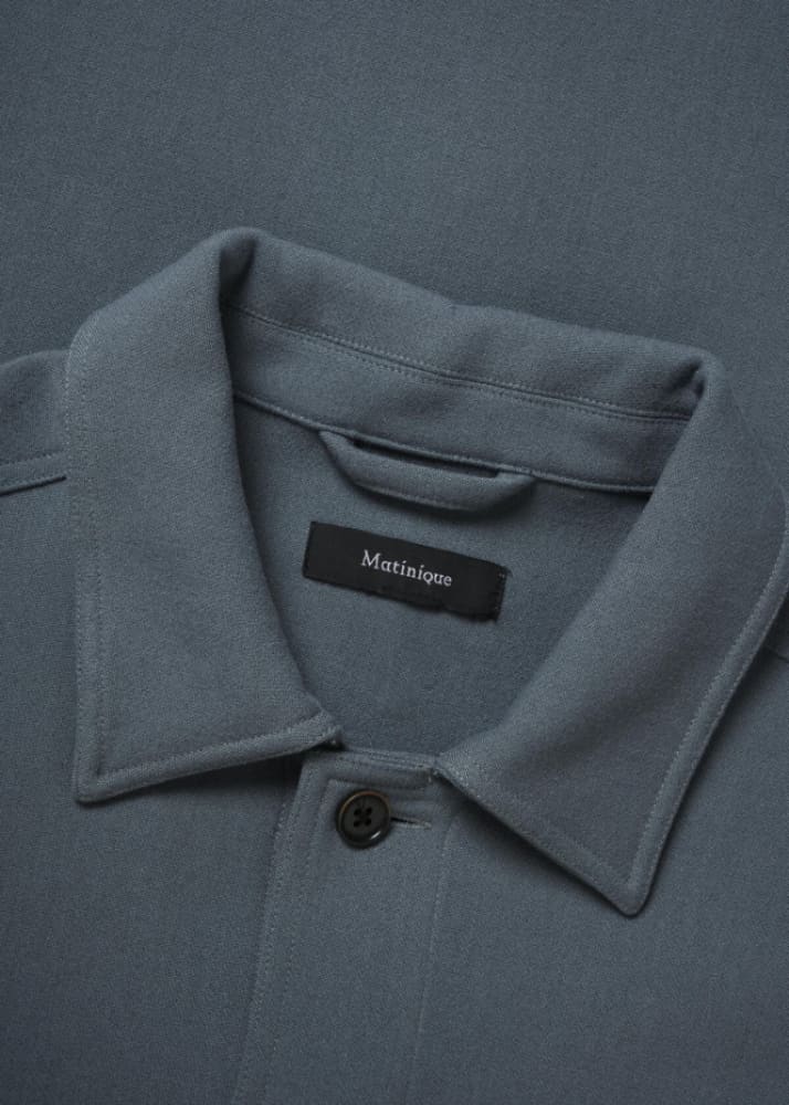 Matinique- Pelton Overshirt In Stormy Weather