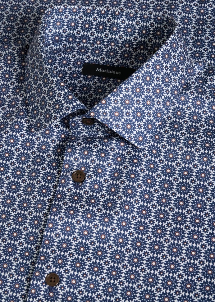 Matinique - Trostol Button Down in Navy - Shirting