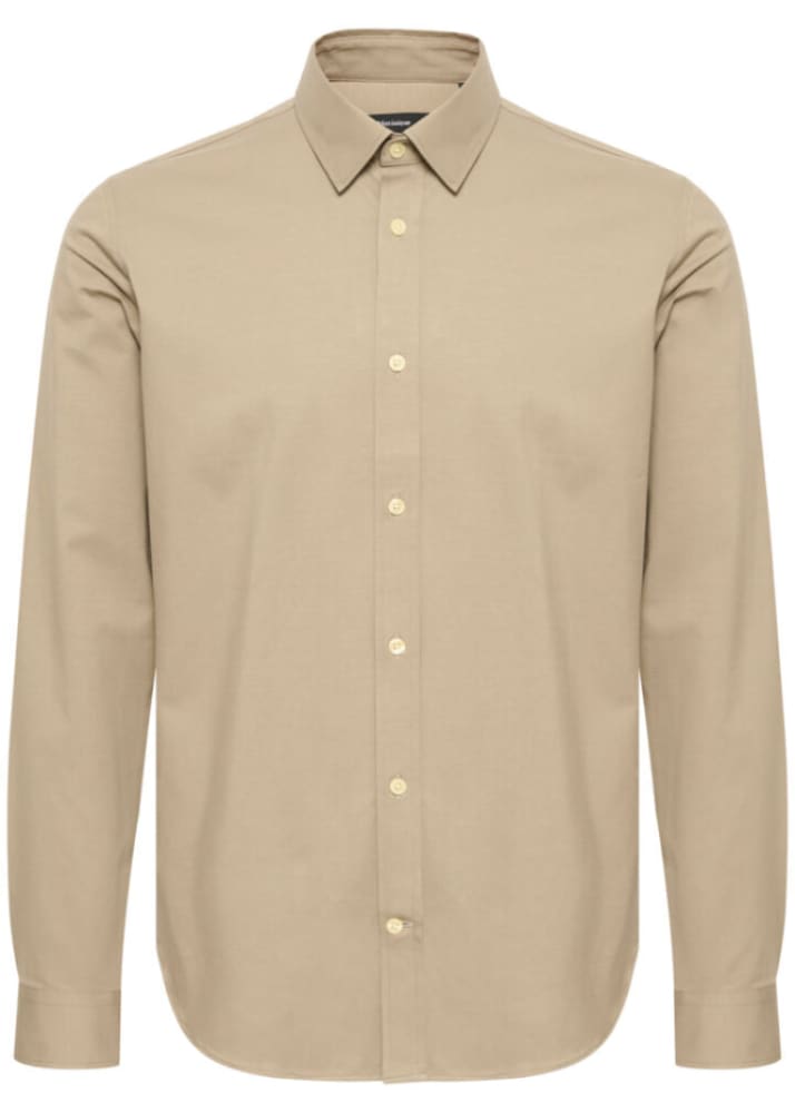 Kato The Ripper Chambray Beige  Mens Shirts • Design and Decore