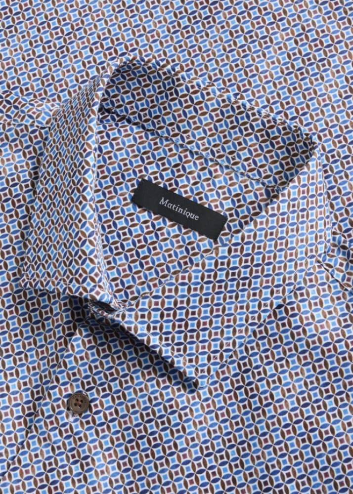 Matinique - Trostol Button Down Shirt in Cowhide - Shirting