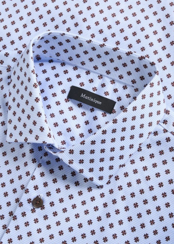 Matinique Trostol Button Down Shirt in Decadent Chocolate
