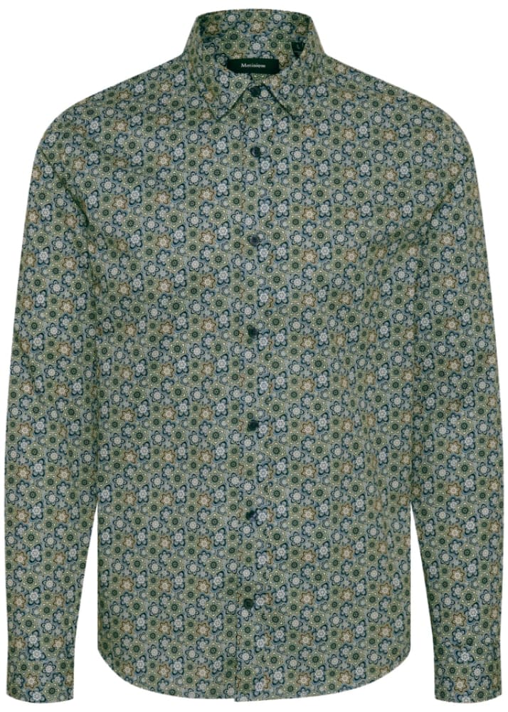 Matinique - Trostol Button Down Shirt in Thyme - Shirting