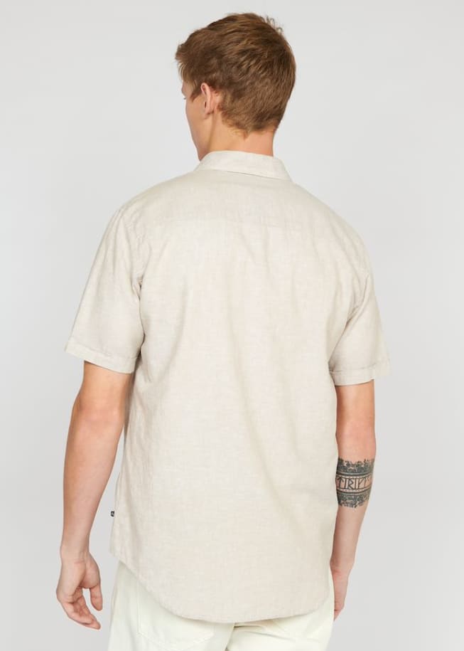 Matinique- Trostol Linen Button Down Short Sleeve Shirt