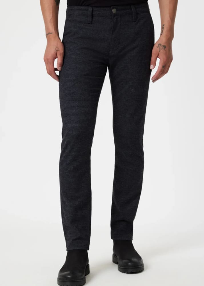 Mavi - Milton Slim Straight Chino Pants in Navy Herringbone