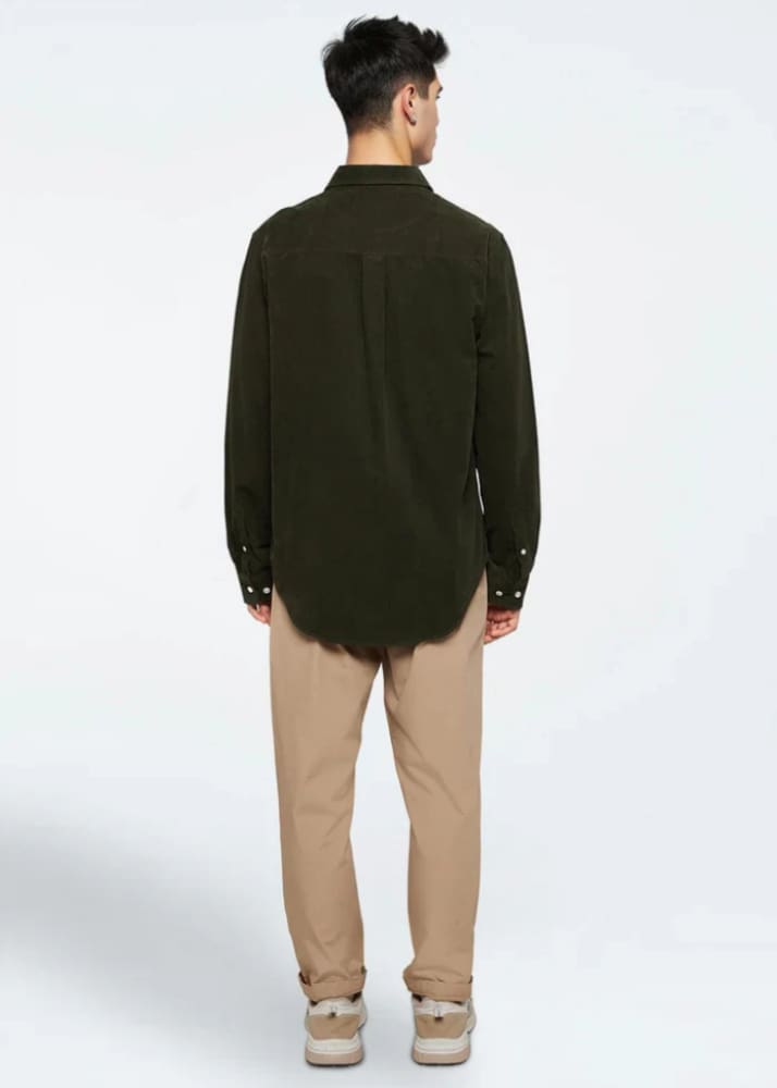 Minimum - Colt Corduroy Shirt in Rosin - Button Shirting