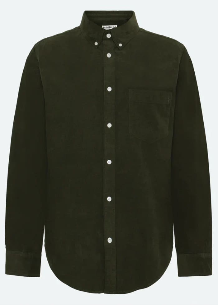 Minimum - Colt Corduroy Shirt in Rosin - Button Shirting
