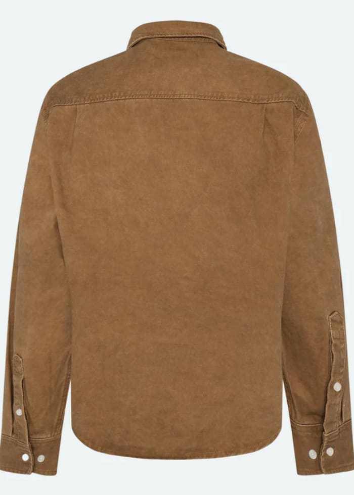 Minimum - Pedro RLX Buttoned Shirt in Cashew - Overshirt