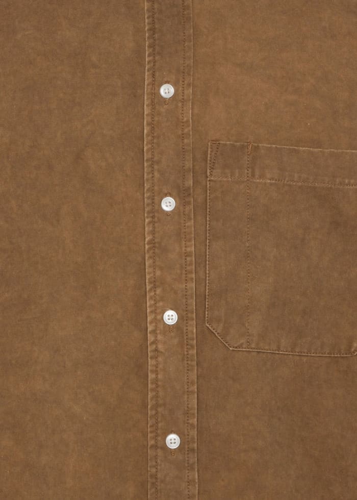 Minimum - Pedro RLX Buttoned Shirt in Cashew - Overshirt