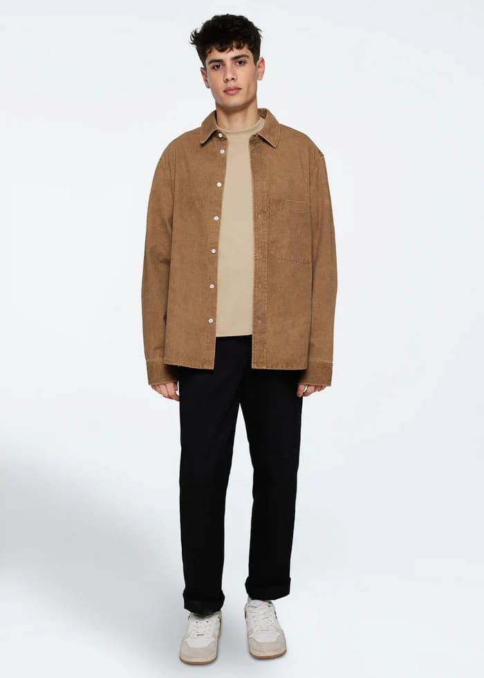 Minimum - Pedro RLX Buttoned Shirt in Cashew - Overshirt