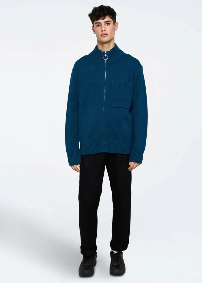 Minimum - Stefano Cardigan in Legion Blue - Sweater &