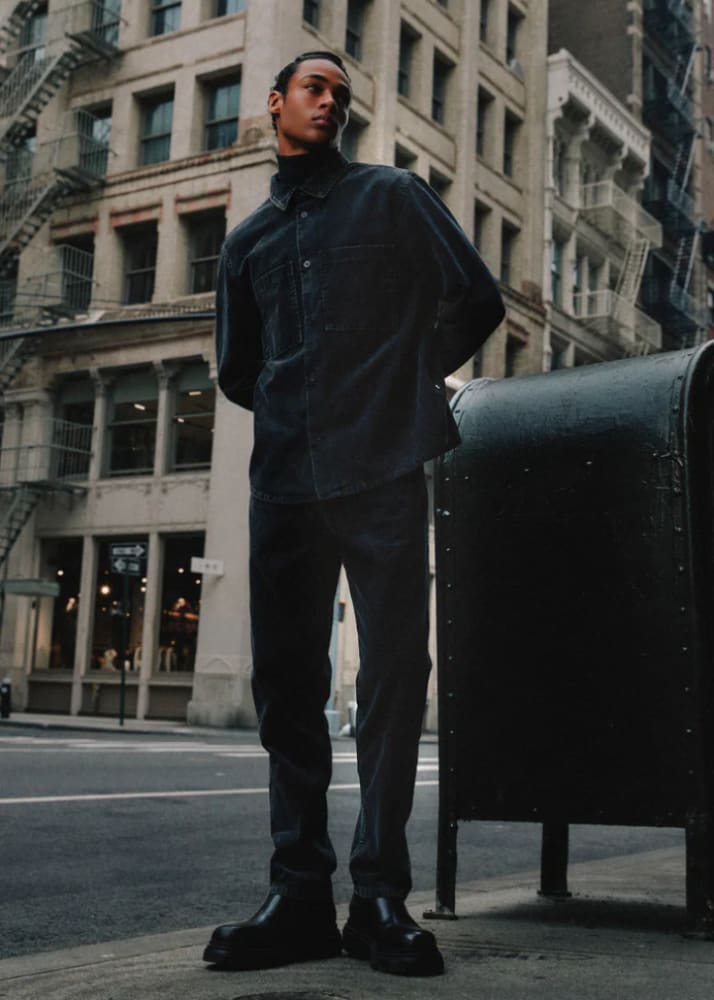 Minimum - Titan Overshirt in Dark Grey