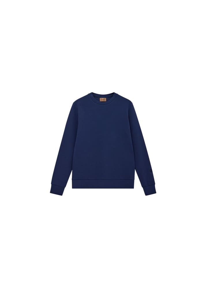 Mos Mosh Gallery Abel Crew Neck Sweat in Sodalite Blue