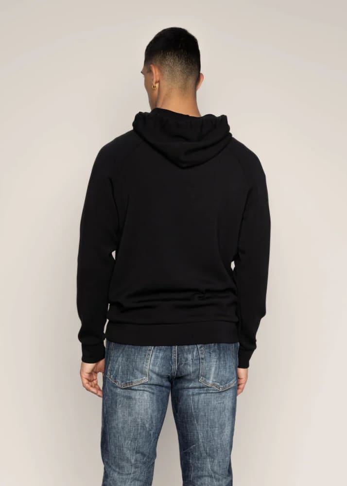 Mos Mosh Gallery - Abel Hoodie in Black - sweater