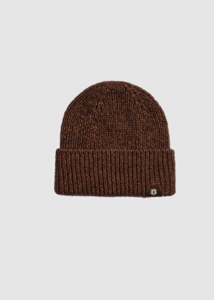 Mos Mosh Gallery - Laporte Nep Knit Beanie - Brown - hat