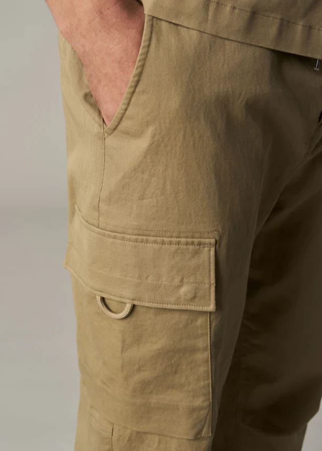 Mos Mosh Gallery - Bain Hunt Cargo Pant in New Sand - 48