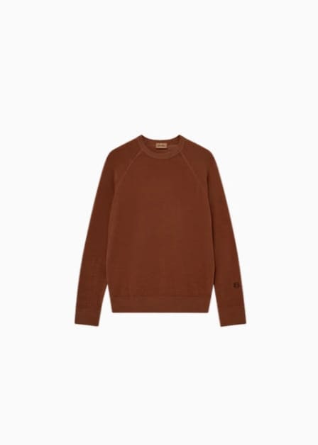 Mos Mosh Gallery - Pablo Wool Knit Sweater - Brown / S