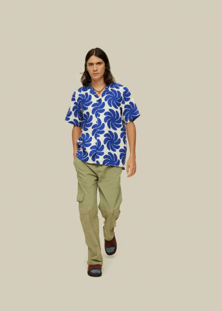 OAS - Nebula Cuba Linen Shirt - Tops