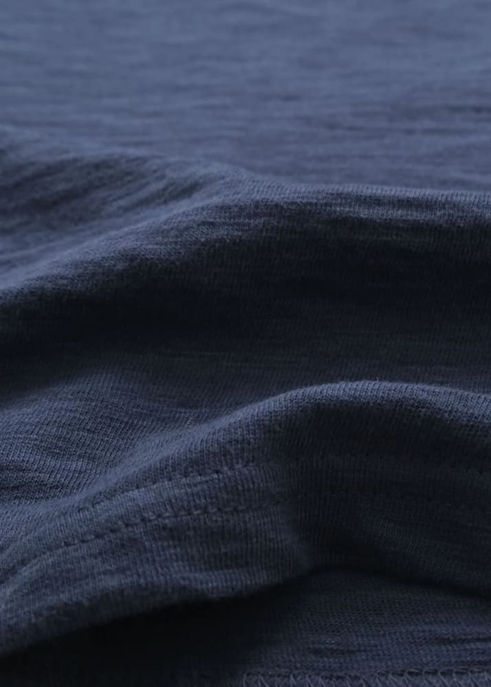 Outclass- Double Slub L/S Pocket T-Shirt in Navy - Tees &