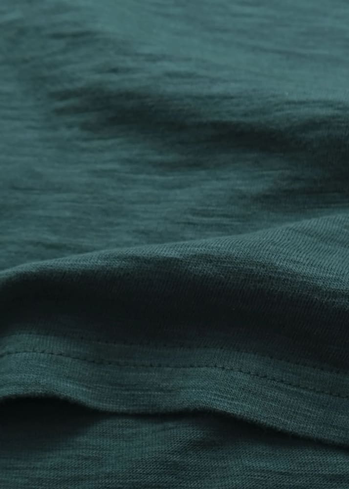 Outclass- Double Slub L/S Pocket T-Shirt in Spruce - Tees &