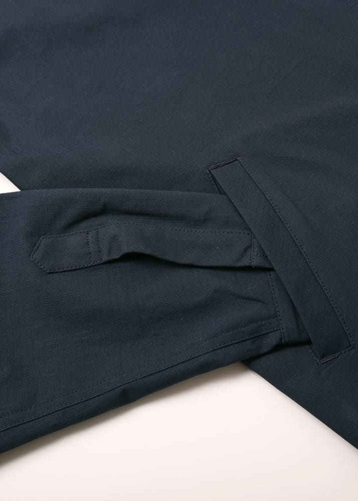 Outclass- Navy Ripstop Zip-Up Overshirt - outerwear
