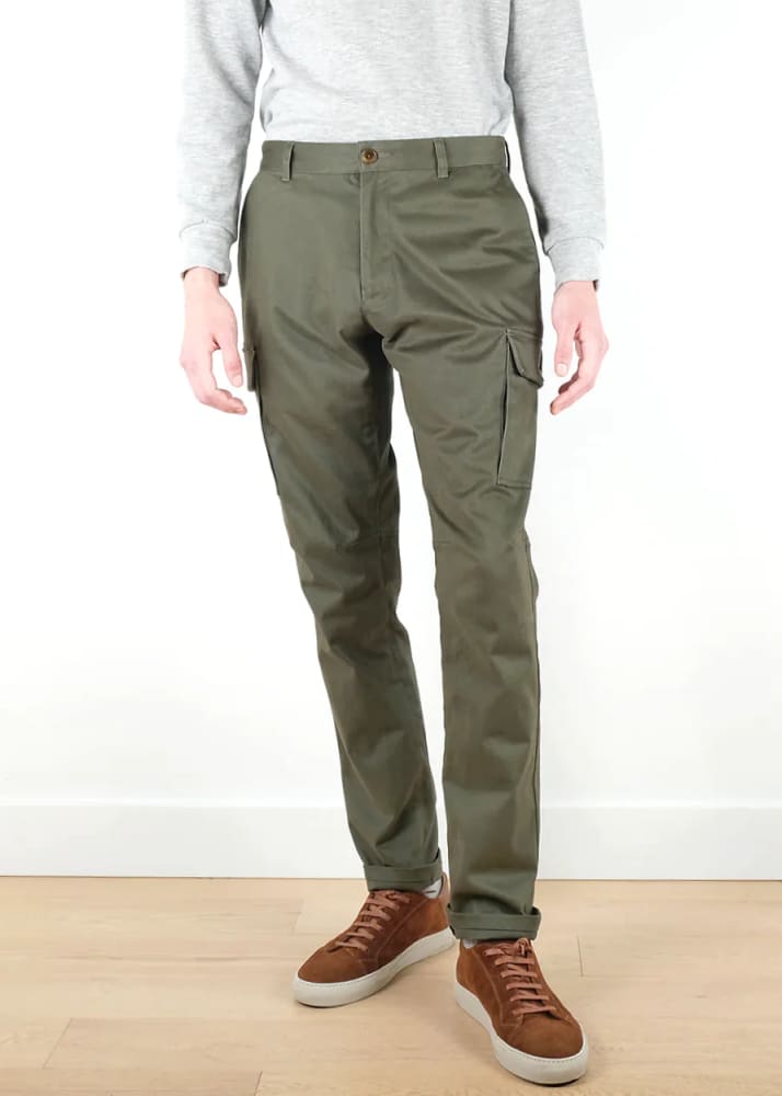 Outclass- Olive Moleskin Expedition Pant