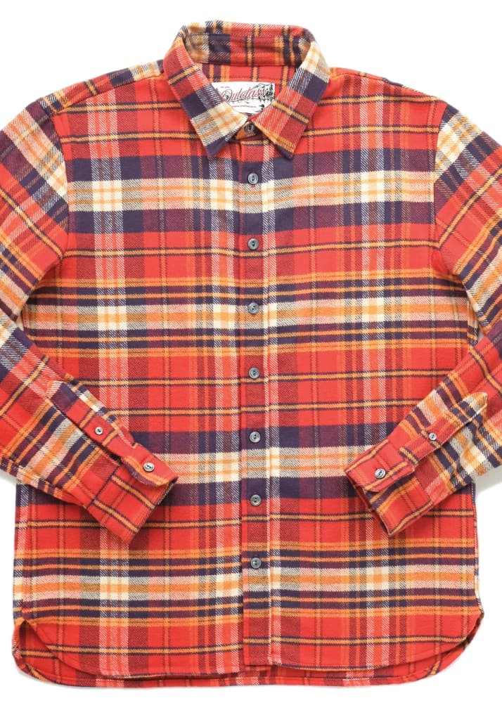 Outclass- Vintage Plaid Blanket Easy Shirt - Button Shirting
