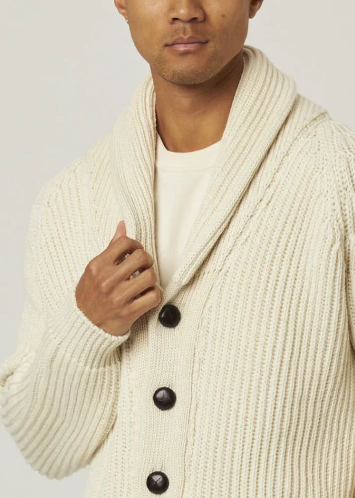 Peregrine - Wilkinson Cardigan in Ecru - Sweater & Knitwear