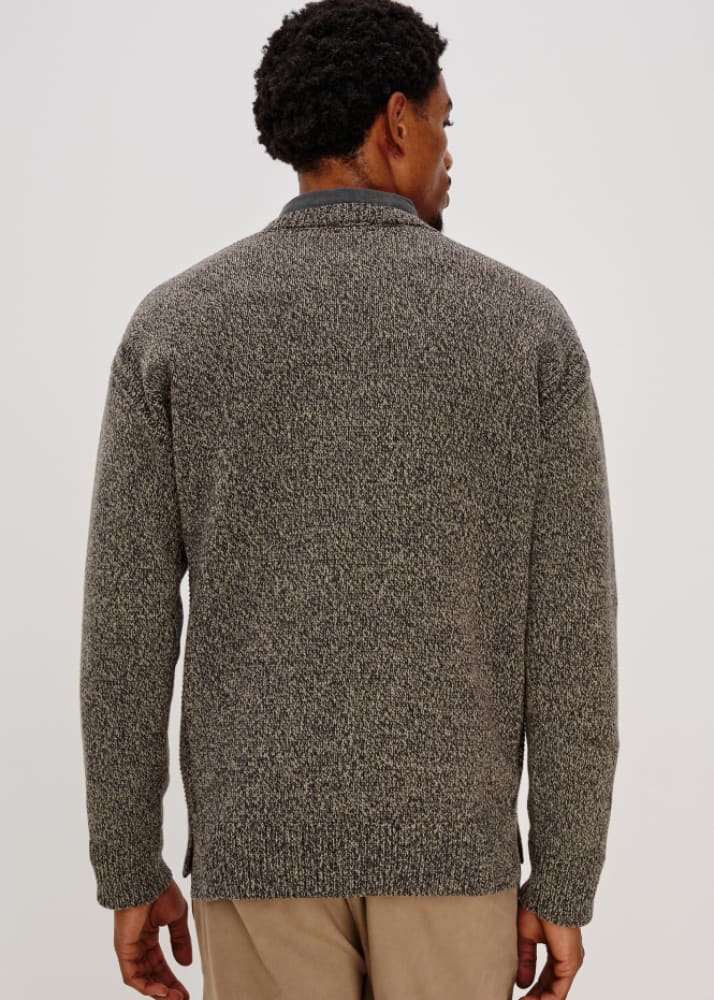 Rails- Bryce Crewneck Sweater in Navy Cedar - & Knitwear
